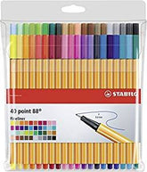 Rotulador Stabilo Point 88 Estuche 40 Und | Stabilo | Pack 1 Unidades